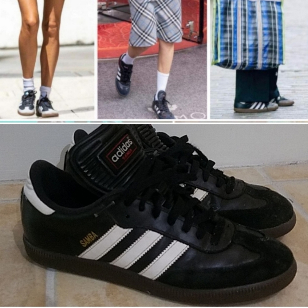 Adidas Samba leather sneakers running shoes men's 7 women's 9